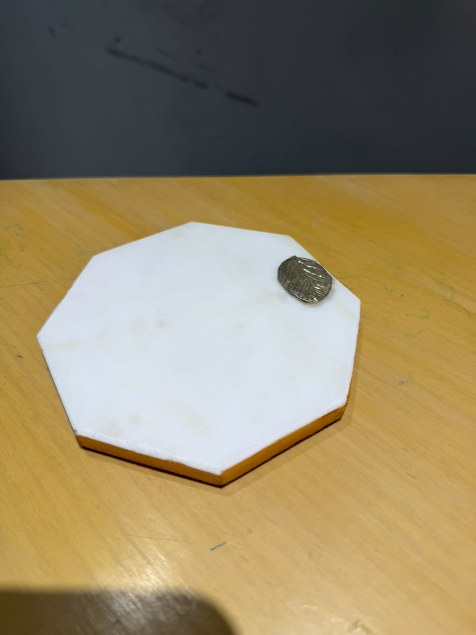 Marble coasters with motive