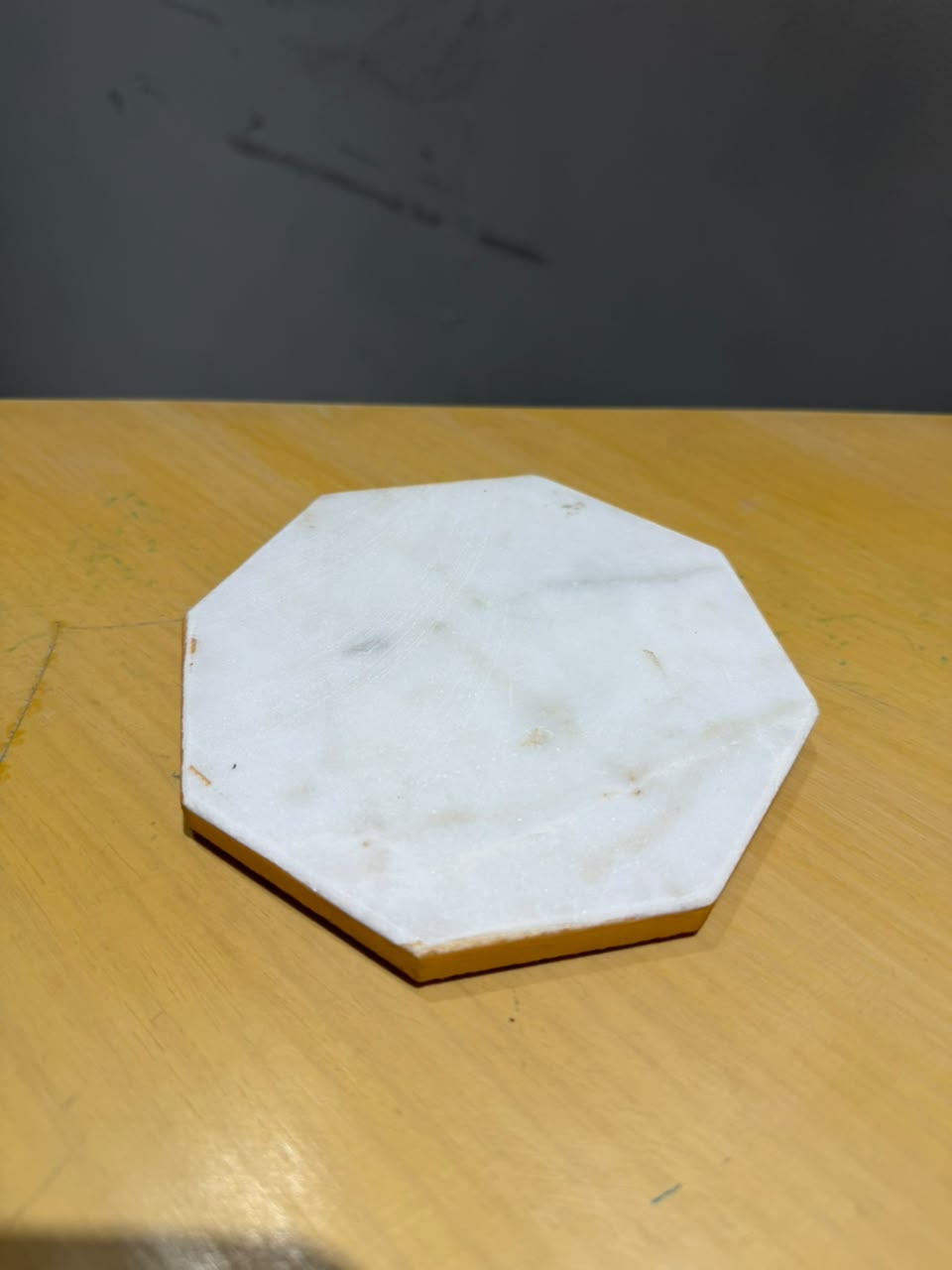 Plain marble coasters