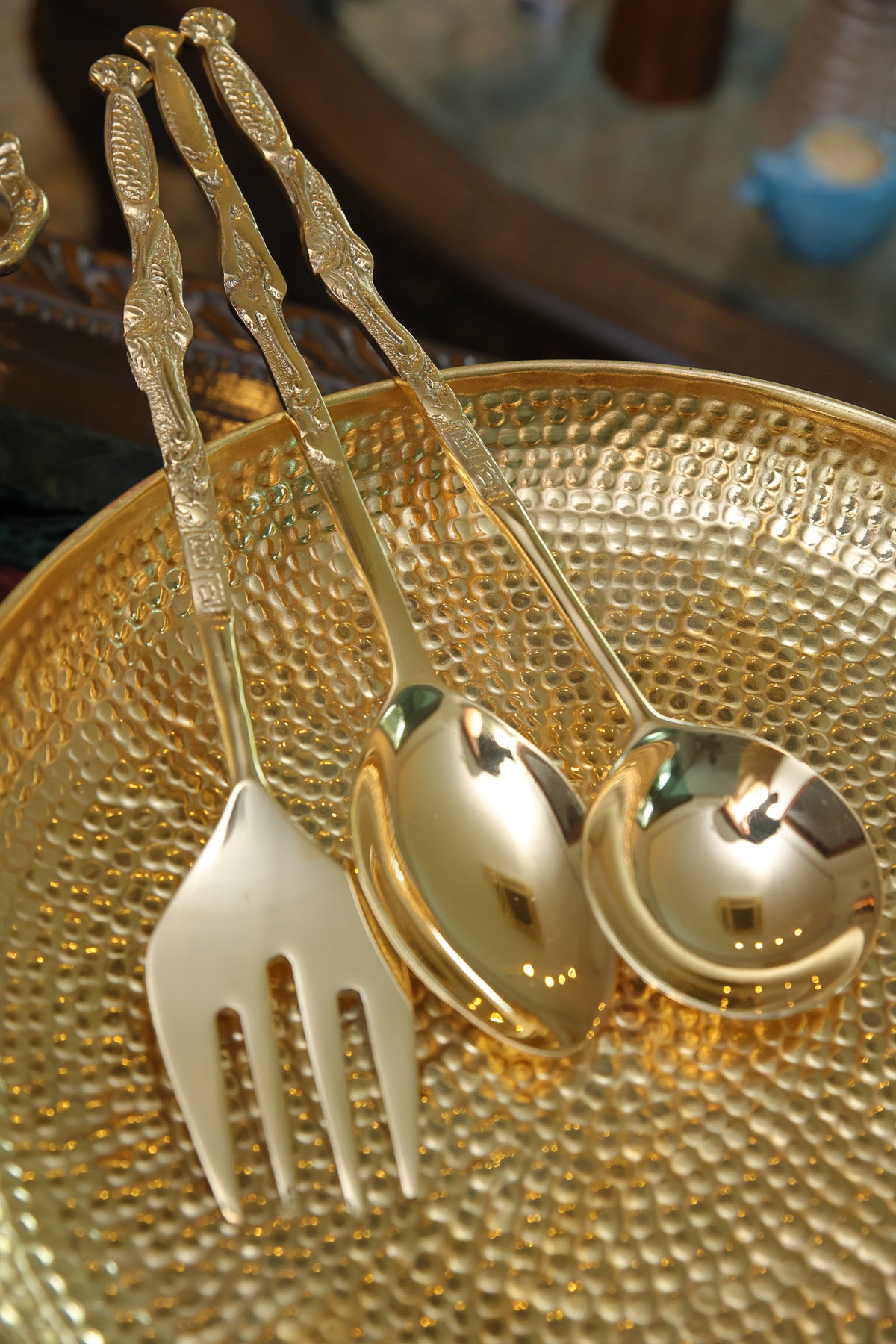 Egyptian serving spoon set