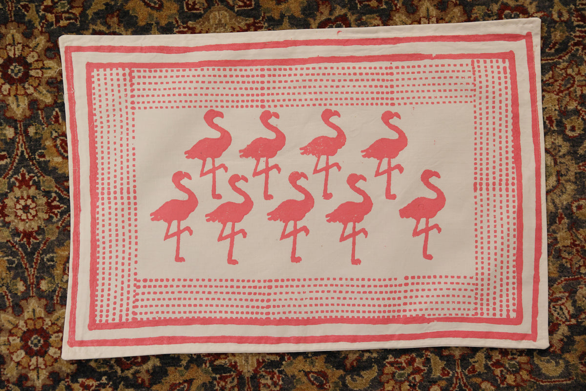 Pink Flamingo placemat